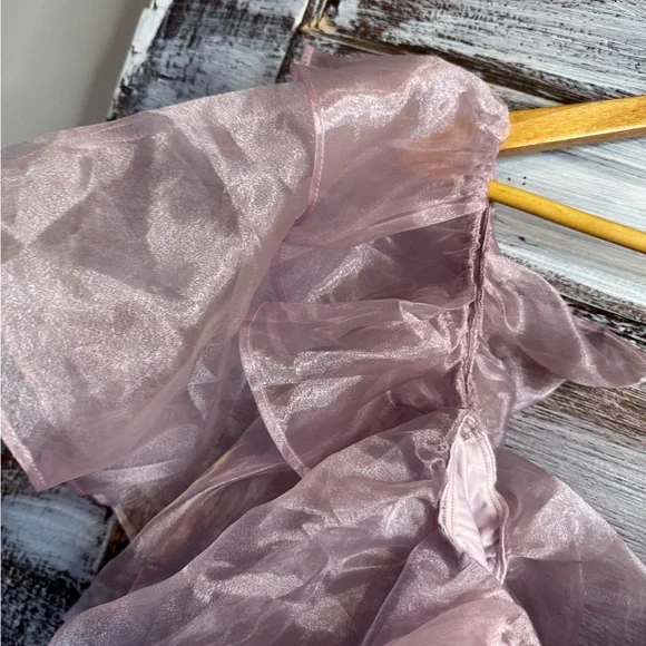 WinWin Mauve Layered Mini Dress - Picture 7 of 7